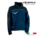 Cazadora Forro Polar Rider Azul Marino Negro Cofra Talla M