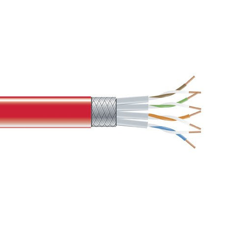 EAN 0822088072997 - Black Box Cat6, 30m cable de red Rojo S/FTP (S-STP) imagen 1