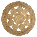 Alfombra Calada De Yute Ø80cm