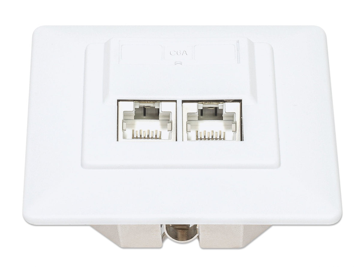 EAN 0766623771917 - Intellinet 771917 toma de corriente 2 x RJ-45 Blanco imagen 4