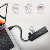 EAN 8595247907684 - Axagon HUE-C1C hub de interfaz USB 3.2 Gen 1 (3.1 Gen 1) Type-C 5000 Mbit/s Negro imagen 3