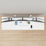 Startech.Com Six-Monitor Desk Mount W  Crossbar, Up To 32 In Screens 17.6lb - Befestigungskit - Für 6 Lcd-Displays - Säule, Dual