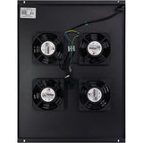 Inter-Tech Swsn-800 Panel Del Ventilador, Refrigerador De Aire Negro, Panel Del Ventilador, Negro, 4 Ventilador(Es), 240 V, 413 Mm, 547 Mm