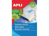 Apli Etiquetas Adhesivas 25,4x10mm Inkjet/Láser C/Romos 189 X 25h Blanco