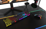 Teclado Ingles Krom Kasic Gaming Usb Mecanico Iluminacion Rgb Antighosting