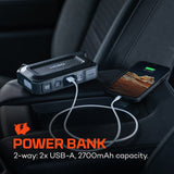 Arrancador 800amps+Powerbank 8100 Mah Assist 800 Jump Starter. Nebo