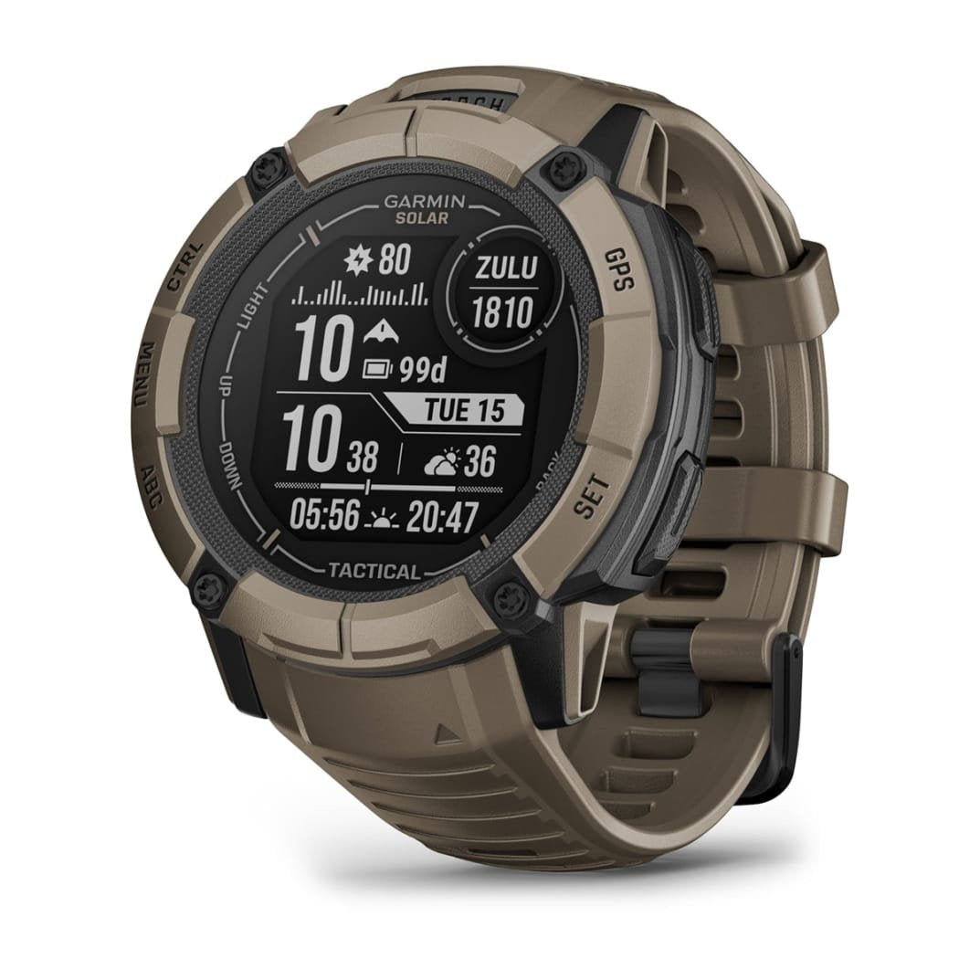 Garmin Instinct 2x Solar Tactical Edition 2,79 Cm (1.1") Mip 50 Mm Verde Gps (Satélite)