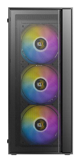 Caja Semitorre Atx Ax65 A-Rgb Negro Antec Bahías Int.: 3.5'' / 2.5'' (Combo): 2 / 1 Y 2x2'5/ 1xusb 3.0, 2xusb-2.0/ Audio In/Out