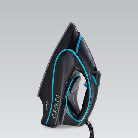 EAN 4820096551462 - Maestro MR-310C plancha Plancha vapor-seco Suela de cerámica 2400 W Negro, Azul imagen 4