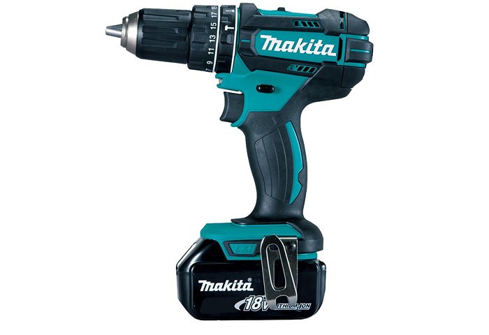 Taladro Makita Dhp482rfe  1900 Rpm 1,5 Kg Negro, Azul