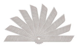 Deli Paq.10 Recambios Cuchilla Cutter 18mm