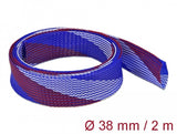 Delock 20756 Pasacables Azul, Rojo, Blanco
