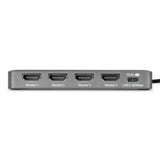 Startech.Com Quad-Usb-Hdmi-Adapt Base Para Portátil Y Replicador De Puertos Alámbrico Usb 3.2 Gen 1 (3.1 Gen 1) Type-C Gris