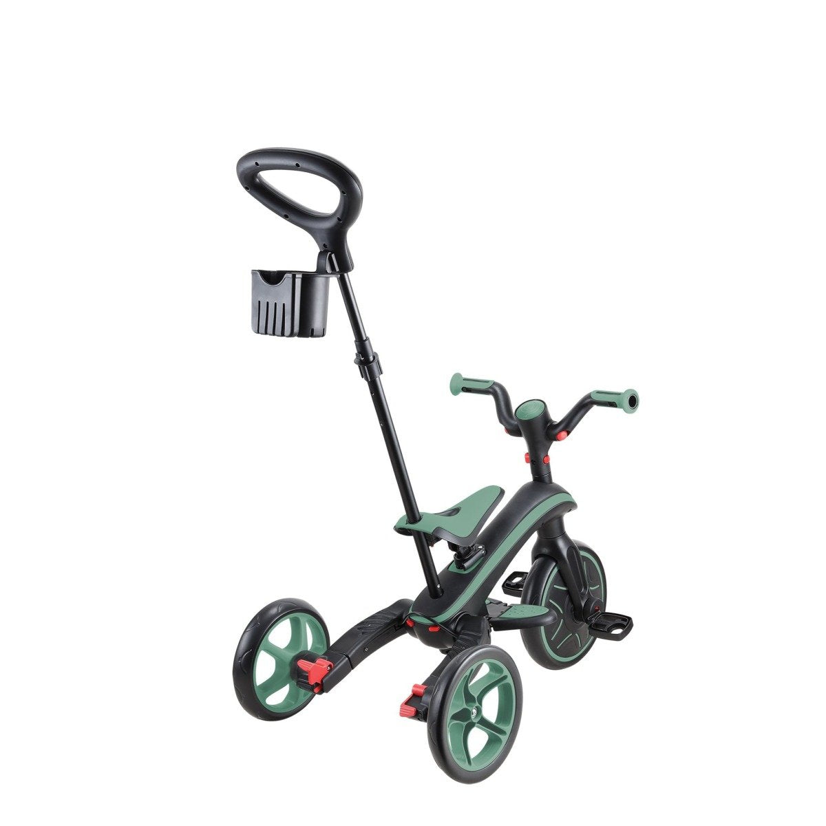Globber Explorer Trike Plegable 4 En 1, Vehículo Infantil Olive Green 732-104-2