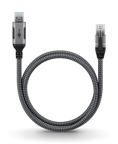 EAN 4040849706936 - Goobay 70693 cambiador de género para cable USB A RJ-45 Negro, Plata imagen 5