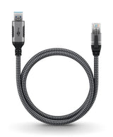 EAN 4040849704970 - Goobay 70497 cambiador de género para cable USB A RJ-45 Negro, Plata imagen 5
