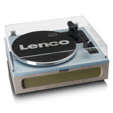 Tocadiscos  Lenco Ls-440  De Tracción Por Correa Azul, Gris Pardo Automático