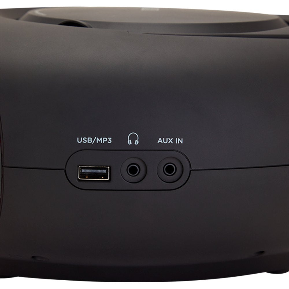 Radio Cd Portátil Aiwa Bbtu 400bk 6w Rms Usb Bluetooth