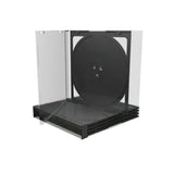 EAN 4260057123862 - MediaRange BOX23 funda para discos ópticos Caja transparente para CD 2 discos Negro, Transparente imagen 1