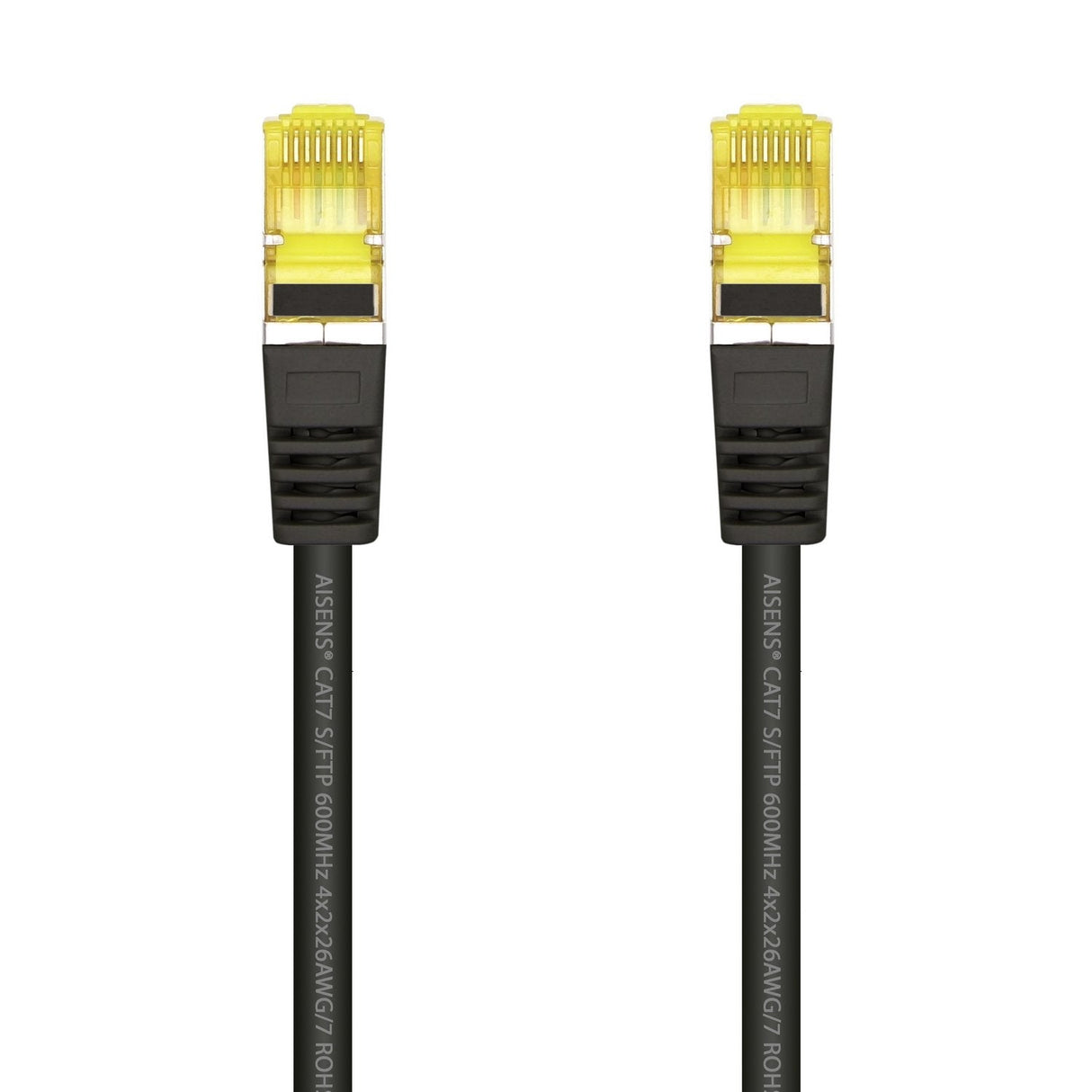 Aisens Cable De Red Rj45 Lszh Cat.7 600 Mhz S/Ftp Pimf Awg26 - 1m - Negro