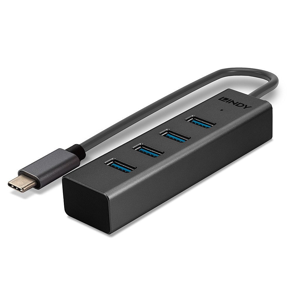 EAN 4002888433259 - Lindy 43325 hub de interfaz USB 3.2 Gen 1 (3.1 Gen 1) Type-C 5000 Mbit/s Gris imagen 5