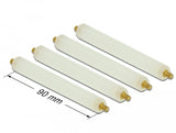 Abstandshalter M4 X M4, Sechskant, Aussen   Aussen, 90 Mm Natur 4 Stück