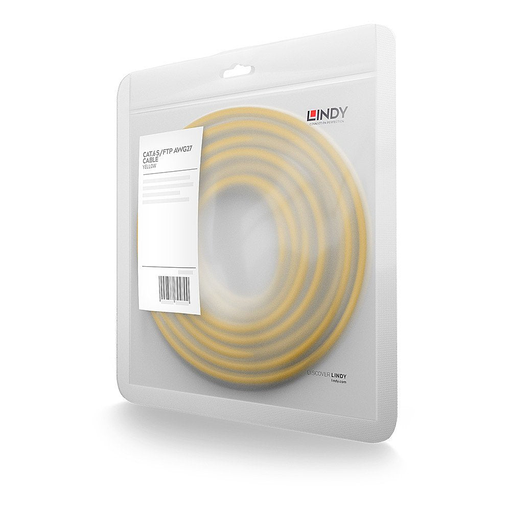 EAN 4002888477635 - Lindy 47763 cable de red Amarillo 1,5 m Cat6 S/FTP (S-STP) imagen 2