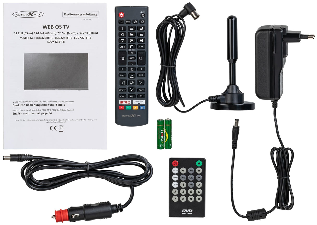 EAN 4260664981695 - Reflexion LDDX22iBT-B 55,9 cm (22") Full HD Smart TV Wifi Negro 220 cd / m² imagen 6