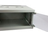Allnet 19\"Wandgehäuse, 4he, 1-Teilig, T444/B541mm, Lichtgris, Smq-Serie,