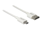 EAN 4043619851515 - DeLOCK 85151 cable HDMI 2 m HDMI tipo A (Estándar) HDMI tipo D (Micro) Blanco imagen 1
