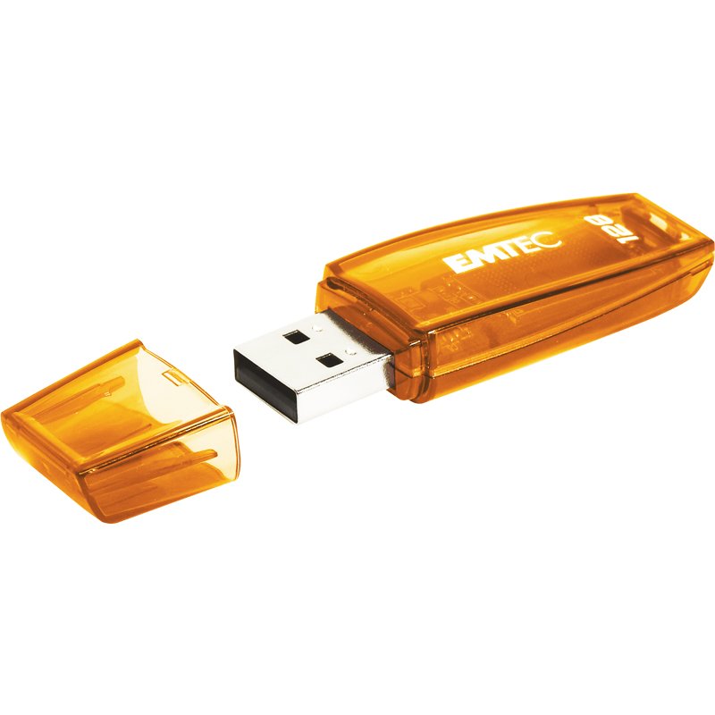 Pendrive Emtec Usb-Stick 128gb C410  Usb 2.0 Color Mix Orange