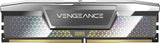 Memoria Corsair 48 Gb Ddr5-8400 2x 24 Gb  Kit Dual, Ram Plateada, Cmkc48gx5m2x8400c40, Vengeance, Intel Xmp Cmkc48gx5m2x8400c40