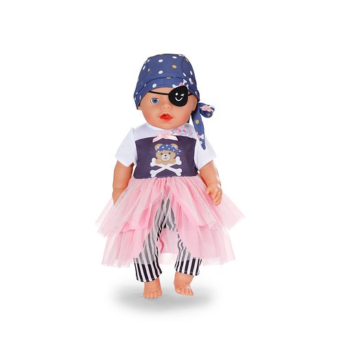 Zapf Creation Baby Born® Conjunto Niña Pirata 43cm, Accesorios Para Muñecas 839737