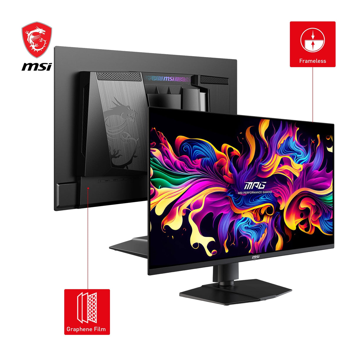EAN 4711377159425 - MSI MPG 271QRXDE QD-OLED pantalla para PC 67,3 cm (26.5") 2560 x 1440 Pixeles Wide Quad HD Negro imagen 3