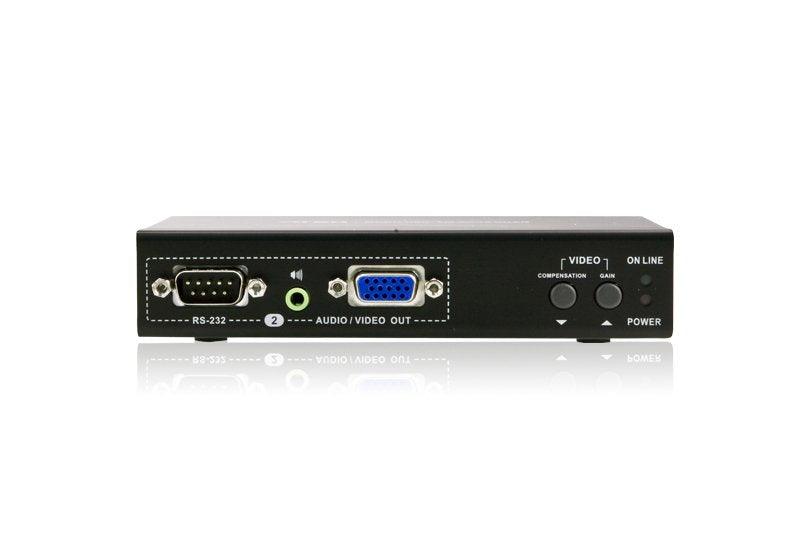 Aten  Vga Over Cat5e/6 Audio/Video Receiver With Receptor Audiovisual Vga Sobre Cat. 5e/6 Con Rs-232 (200 M)