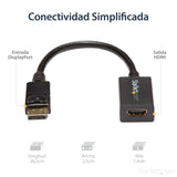EAN 0065030836876 - StarTech.com DP2HDMI2 adaptador de cable de vídeo 0,21 m Negro imagen 11