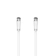 EAN 4047443434104 - Hama 00205063 cable coaxial 1,5 m F Blanco imagen 1