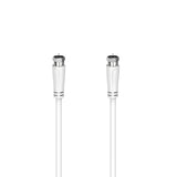 EAN 4047443434104 - Hama 00205063 cable coaxial 1,5 m F Blanco imagen 1