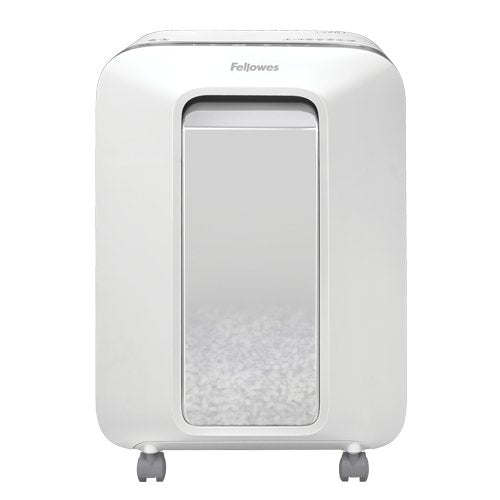 Destructora Fellowes Lx201 Blanca Corte En Partículas 2*12mm Papelera Capacidad 22l Seguridad P-5 Destruye Grapas/T.Credito/Clips