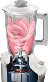 EAN 8720389013560 - Philips 7000 series HR3760/01 licuadora 2 L Batidora de vaso 1500 W Acero inoxidable, Blanco imagen 8