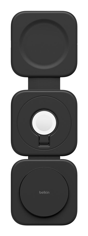 Belkin Boost Charge Pro Qi2 3in1 Magn.Reiselade.+Tipps Wiz024hqbk