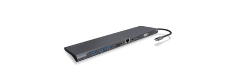 EAN 4250078167129 - ICY BOX IB-DK2102-C Alámbrico USB 3.2 Gen 1 (3.1 Gen 1) Type-C Antracita, Negro imagen 1