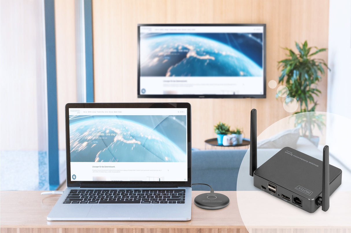 Digitus Transmisor Hdmi Inalámbrico Para Click & Present Pro (Ds-55317)