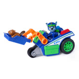 Spin Master Paw Patrol - Búsqueda Y Rescate: Vehículo De Reciclaje De Rocky Con 2 Figuras, Vehículo De Juguete 6075445