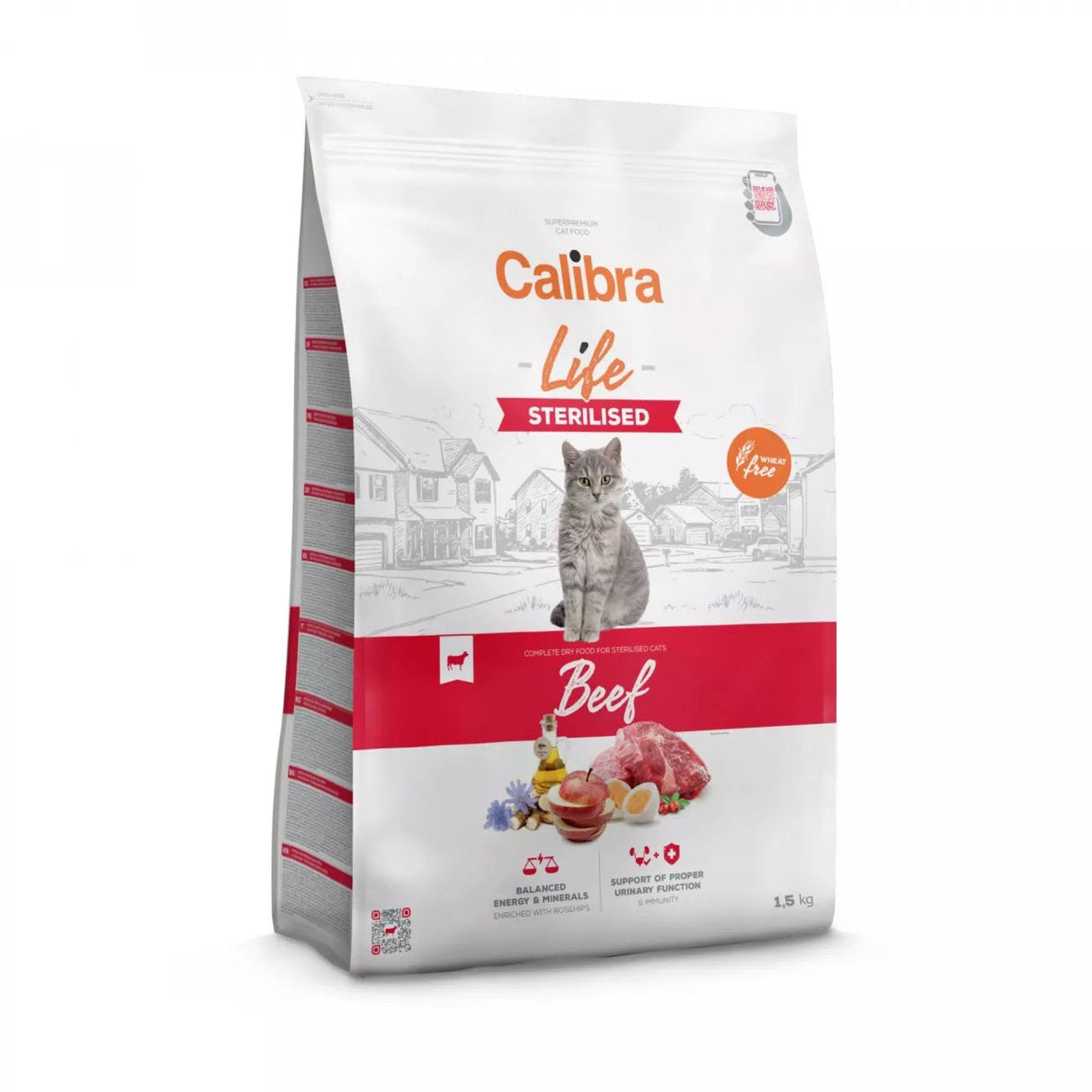 EAN 8595706700450 - Calibra 8595706700450 alimento seco para gatos 1,5 kg Adulto Ternera imagen 1