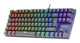 Mars Gaming Mk80 Teclado Gaming Mecanico - Tkl Compacto - Iluminacion Rgb - Teclas Imborrables - Switches Antipolvo -