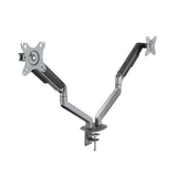 Tooq Soporte Mesa Pantallas Giratorio Inclinacion 2 Brazos 17-32" - Gris
