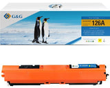 G&G Toner Compatible Con Hp 126a/ Ce312a Canon 729y