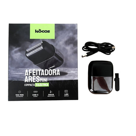 EAN 8437028106001 - Kocos ARES MINI SHAVER Máquina de afeitar de láminas Recortadora Negro, Gris imagen 9