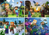 EAN 4005556057160 - Ravensburger 4 in a box Minecraft Puzzle rompecabezas 100 pieza(s) Videojuego imagen 2